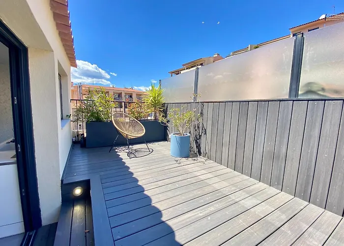 Luxury Duplex Scls - Wifi, Clim, Jacuzzi, Centre Appartamento Cannes